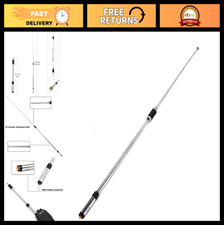 High Gain Telescopic Handheld Antenna for VHF UHF Ham Radio 2m 70cm Extendable