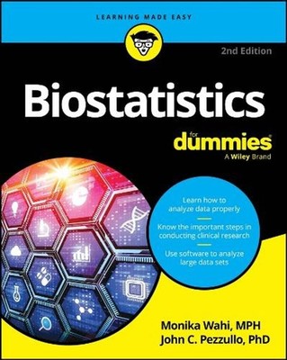 Biostatistics For Dummies 2nd Edition by Monika Wahi (English) Paperback Book