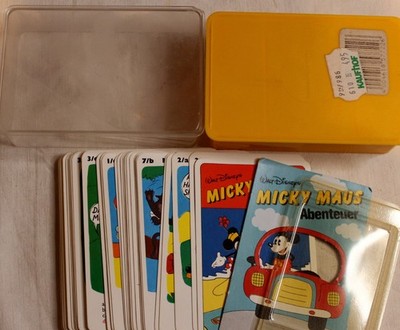 FX Schmid Spiele Micky Maus Abenteuer Quartett 57722.6 unbespielt 80er Jahre