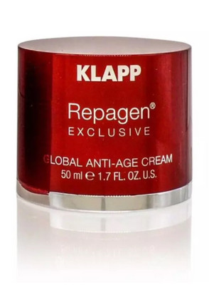 KLAPP REPAGEN EXCLUSIVE GLOBAL ANTI - AGE  CREAM 1.7 oz NEW