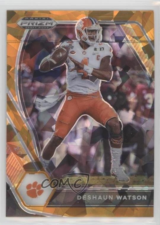 2021 Panini Prizm Draft Picks Orange Ice Prizm Deshaun Watson #2 0kr5