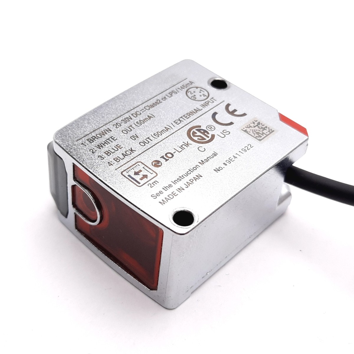Keyence LR-TB2000C Photoelectric Laser Sensor, 60-2000mm, 20-30VDC 