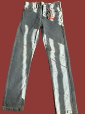 Levi's 502 Jeans Youth Boys Size 14 Regular Blue Taper Denim 27X29 Light Wash