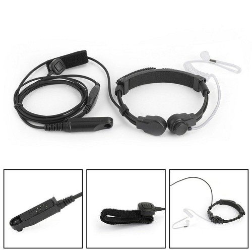 Throat Mic Headset Air Tube Fit for Baofeng UV-9R Plus BF-9700 BF-A58 UV-82WP B - Zdjęcie 4 z 14