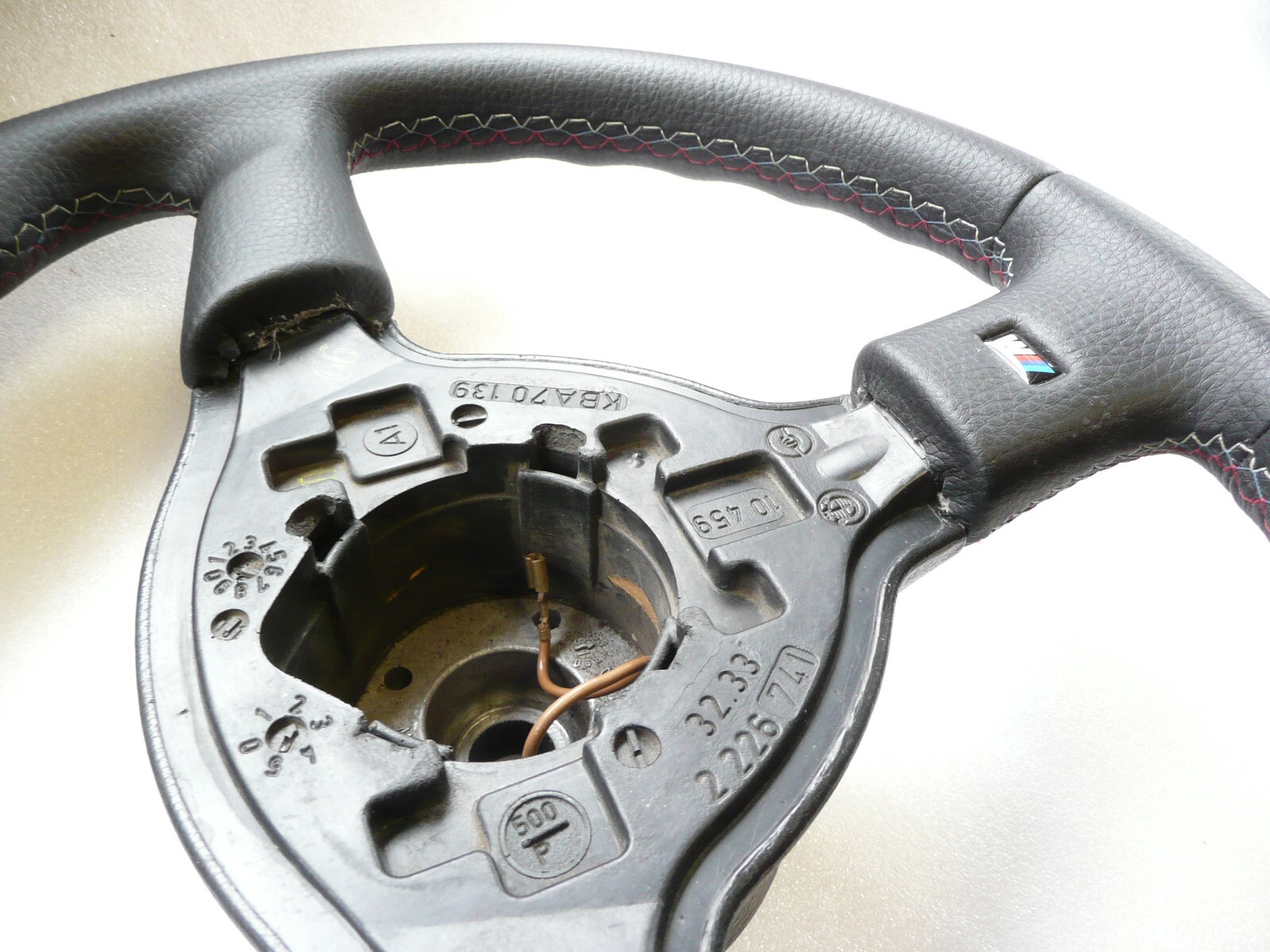 RARE OEM BMW E36 E34 M Technik 2 II Sport Leather Steering Wheel  