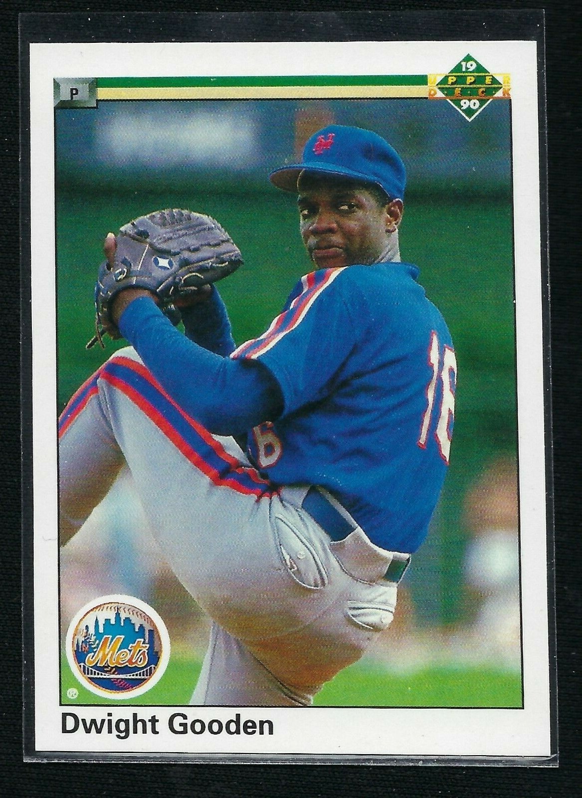 1990 Upper Deck Dwight Gooden 114 baseball card ERROR NO COPYRIGHT 💥