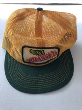Vintage 1970s Dekalb Full Mesh Snapback K Brand USA Stitched Patch Trucker Hat
