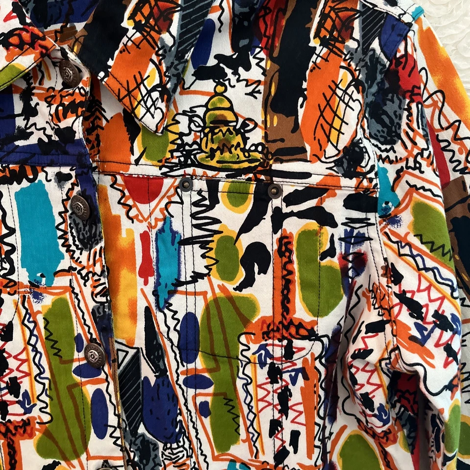 Chaqueta KAKTUS Avant Colorida Costera Occidental Elastizada Informal Moda Para Mujer Grande Foto 2 de 4