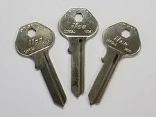 Ilco brand key blanks, 1092J, M14, fits Master 1092J, M14, locksmith, Set of 3