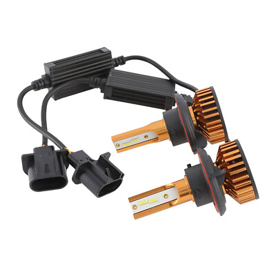 Kit De Bombillas LED Auxbeam H13/9008 De 90W Y 25000LM, Luz Alta/baja 6500K Para Coche O Moto