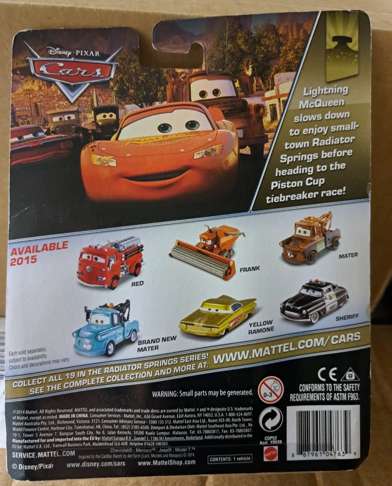 CARS - FRANK Deluxe - Mattel Disney Pixar RARO - Immagine 2 di 2