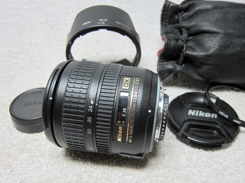 Nikon AF-S DX Nikkor 18-70mm f/3.5-4.5 G ED SWM IF Lens w/ HOOD, Pouch. SLR DSLR - Picture 7 of 12