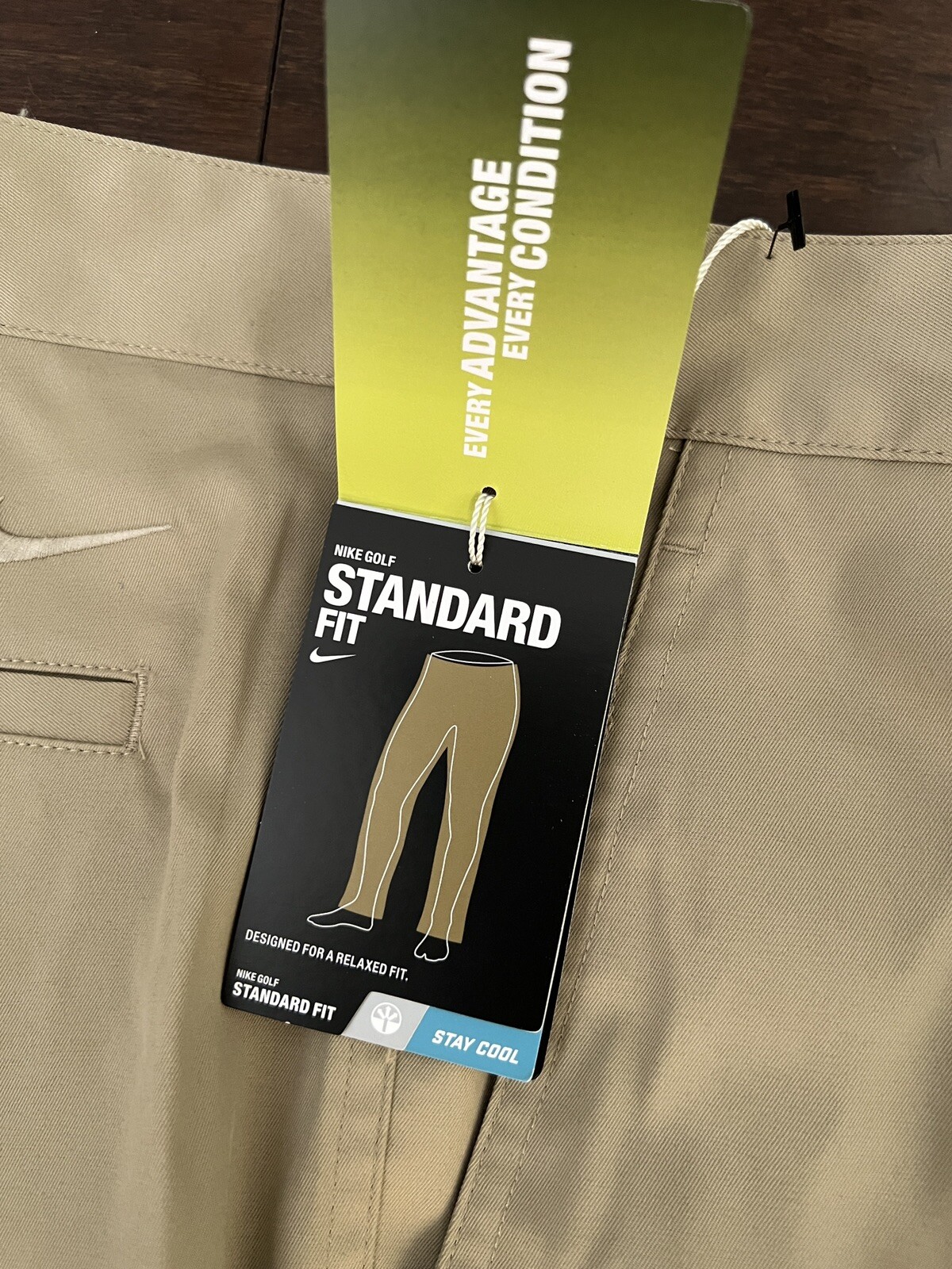 Nike LT Bone Flat Front Flex Golf Pants Mens 40 X 32 Aj5489072 for