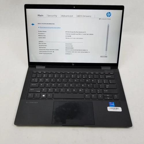 HP Elite Dragonfly Max 2 in 1 Convertible i7-1165G7 32GB RAM 512GB SSD *Read*