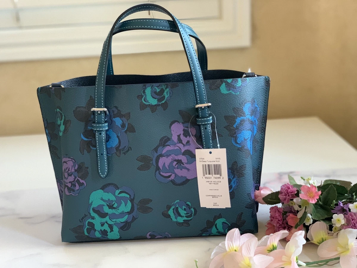 Coach mollie tote 25 with jumbo floral print Outlet