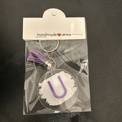 Personalisierter Schlüsselanhänger, Buchstabe U Neuheit Geschenk, Geschenk