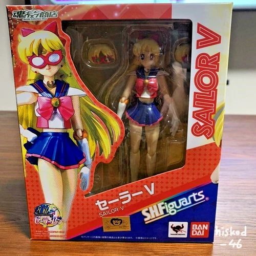 S.H. Figuarts Pretty Guardian Sailor Moon Sailor V Figure Bandai Anime Japan New
