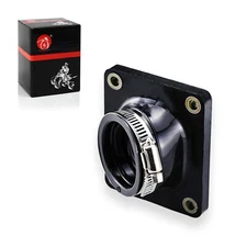 for YAMAHA Banshee 350 2 Into 1 Intake Manifold Boot Single Carb （42mm) 1987-06