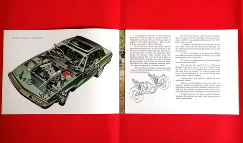1978-79 TRIUMPH TR7 Sales Brochure inc TR7 V8 of Tony Pond Manx Rally -Excellent - Picture 3 of 11