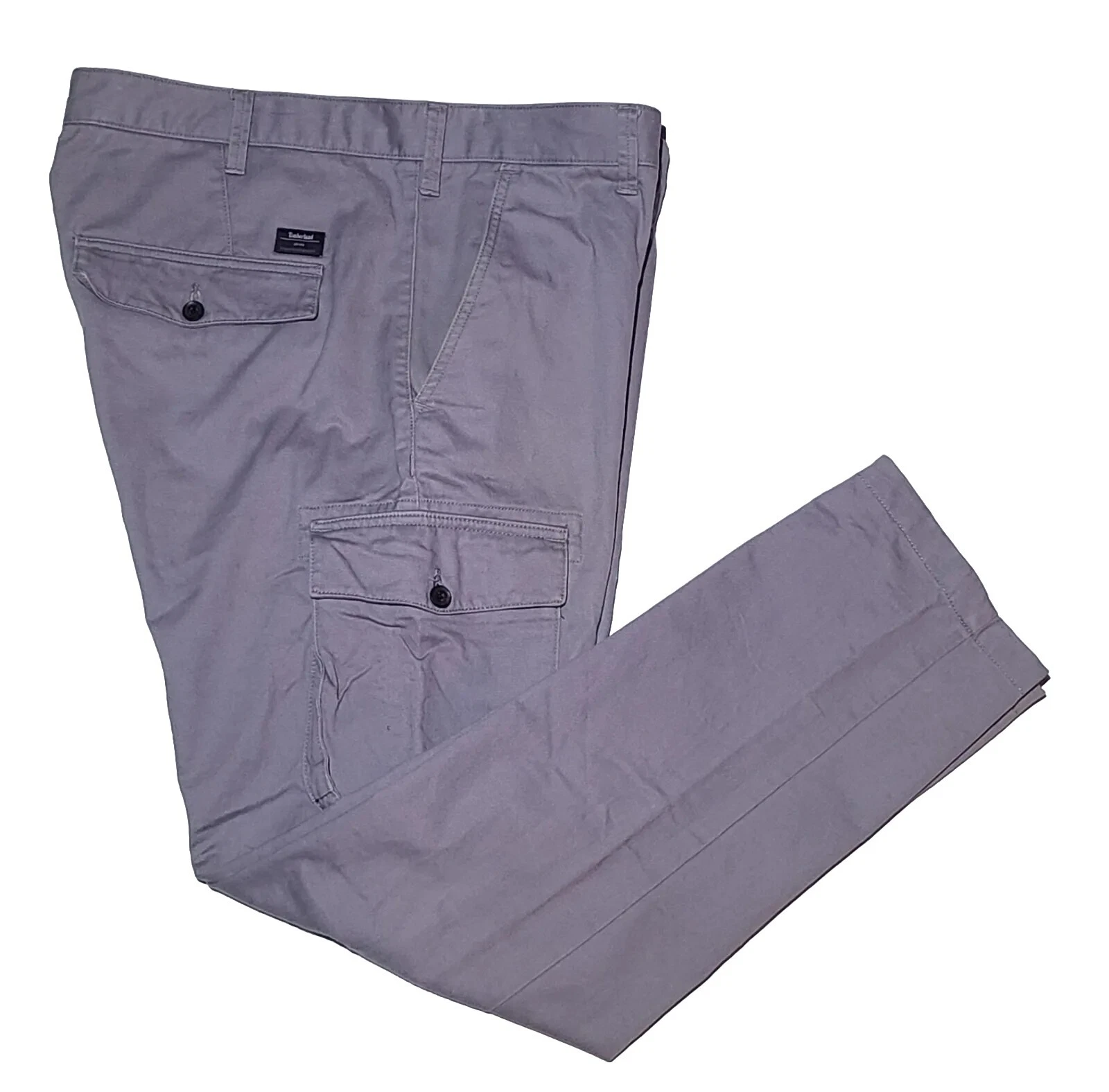 Pantaloni cargo Timberland uomo Squam Lake STRAIGHT FIT grigio chiaro A1KY7 taglia 38x32