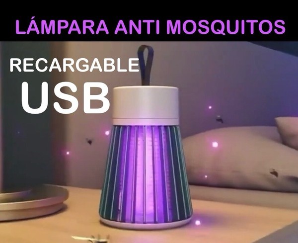 Lámpara mata mosquitos Recargable Zapper Eliminador de insectos