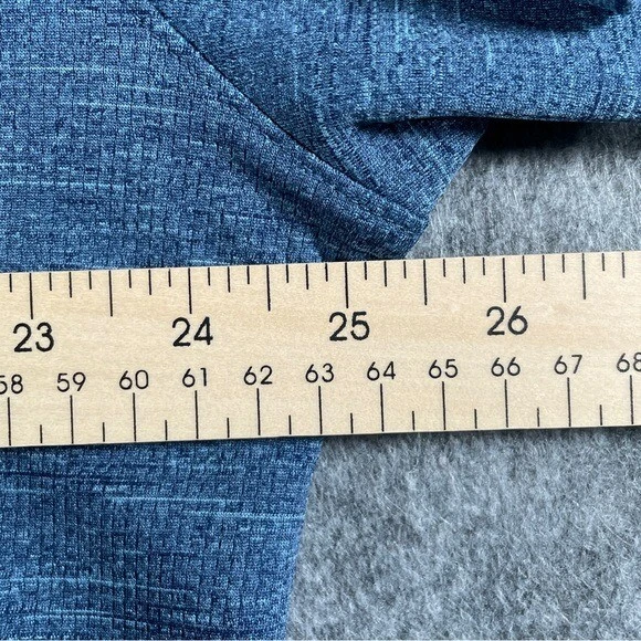 BCG Men’s Performance Golf Polo Shirt Blue Heather 3XL Moisture Wicking Athletic - Image 3 of 4