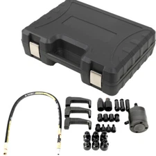 24pcs Pneumatic Diesel Injector Puller Air Vibration Injector Removal Tool Set