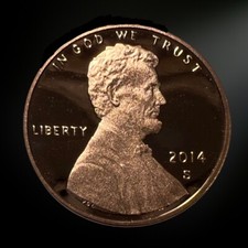 2014 S PROOF Lincoln Shield Penny Brilliant Uncirculated (BU)