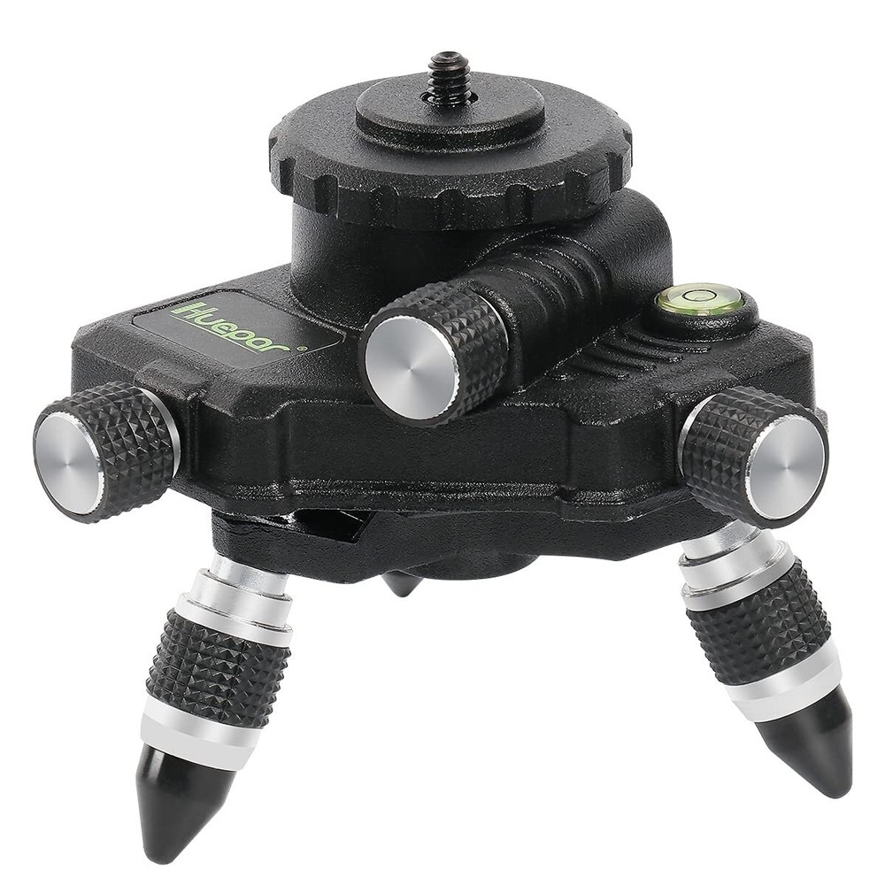 Laser Level Adapter, Metal 360-Degree Rotating Base for Laser Level Tripod Co...