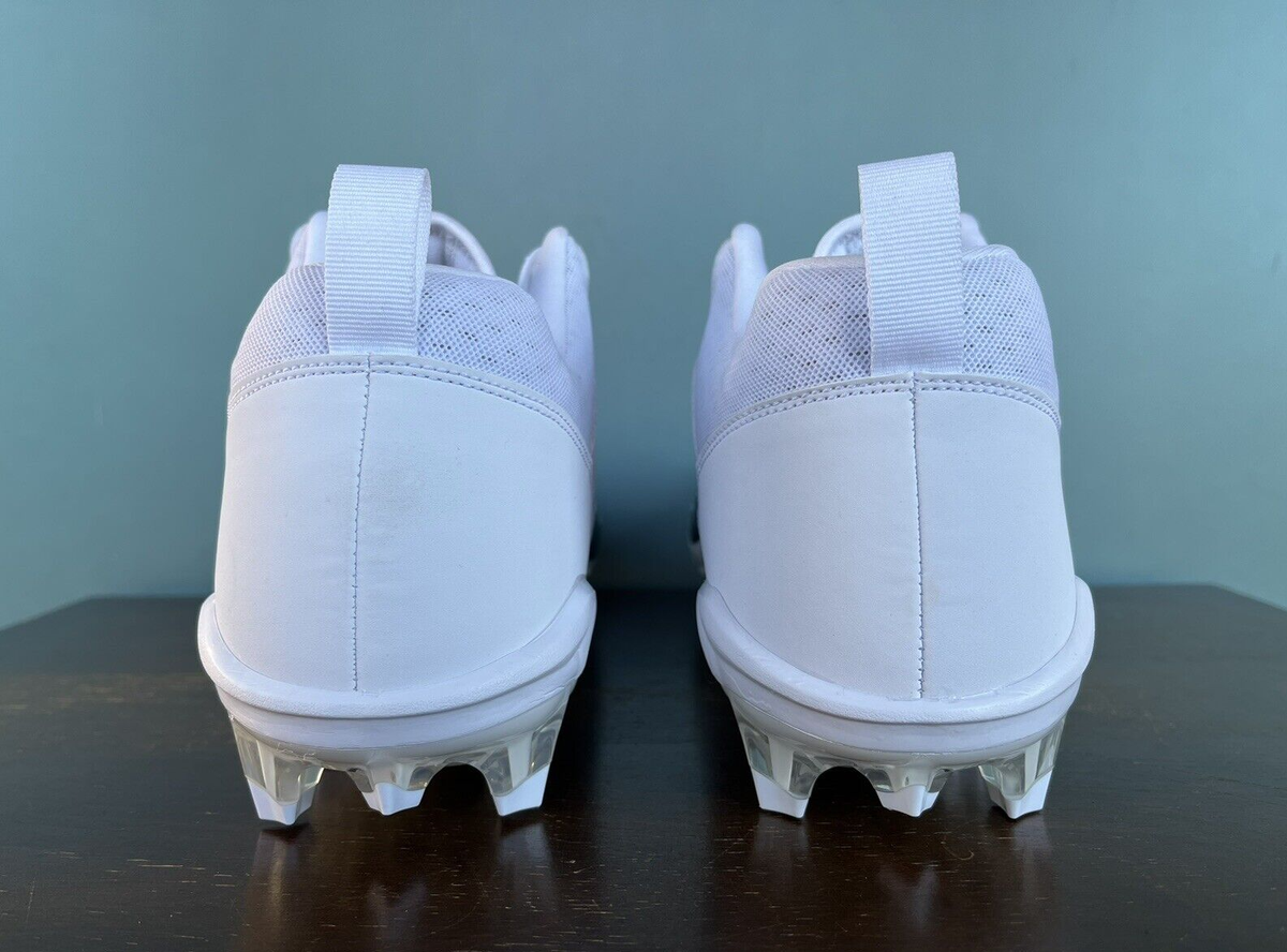 Nike Alpha Menace Pro 2 Low White/Black Football Cleats 