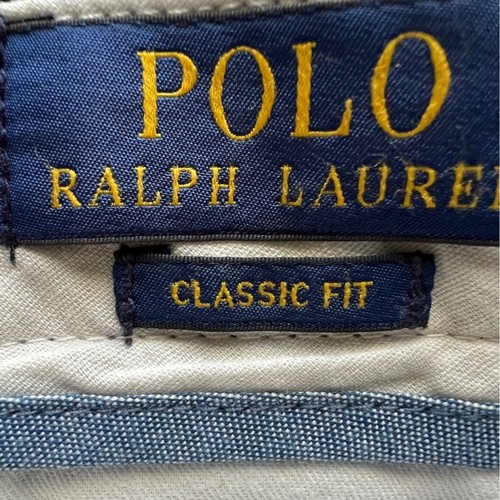 Polo Ralph Lauren Collegiate Embroidered Navy Chinos Size 34 - Picture 10 of 14