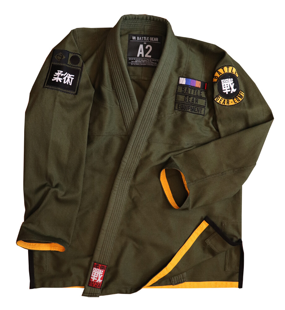SUBDUE Special Edition Kimono / Gi BJJ Jiu jitsu Military Green by
