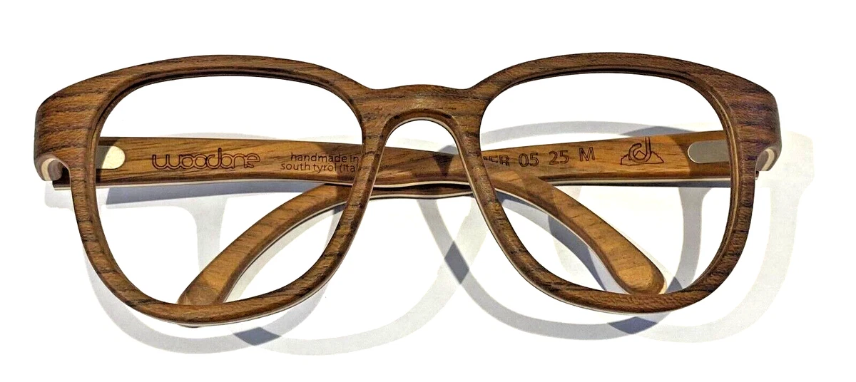 Woodone Number 05 82ft Wood Glasses Frame Eyewear New From Optical