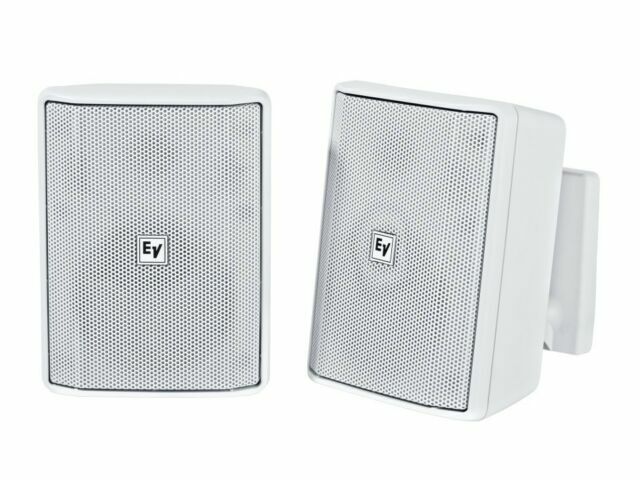 white ev speakers