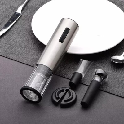 Wine Opener.Wine bottle electric opener set 4-in-1, automatic corkscre.Cordless.