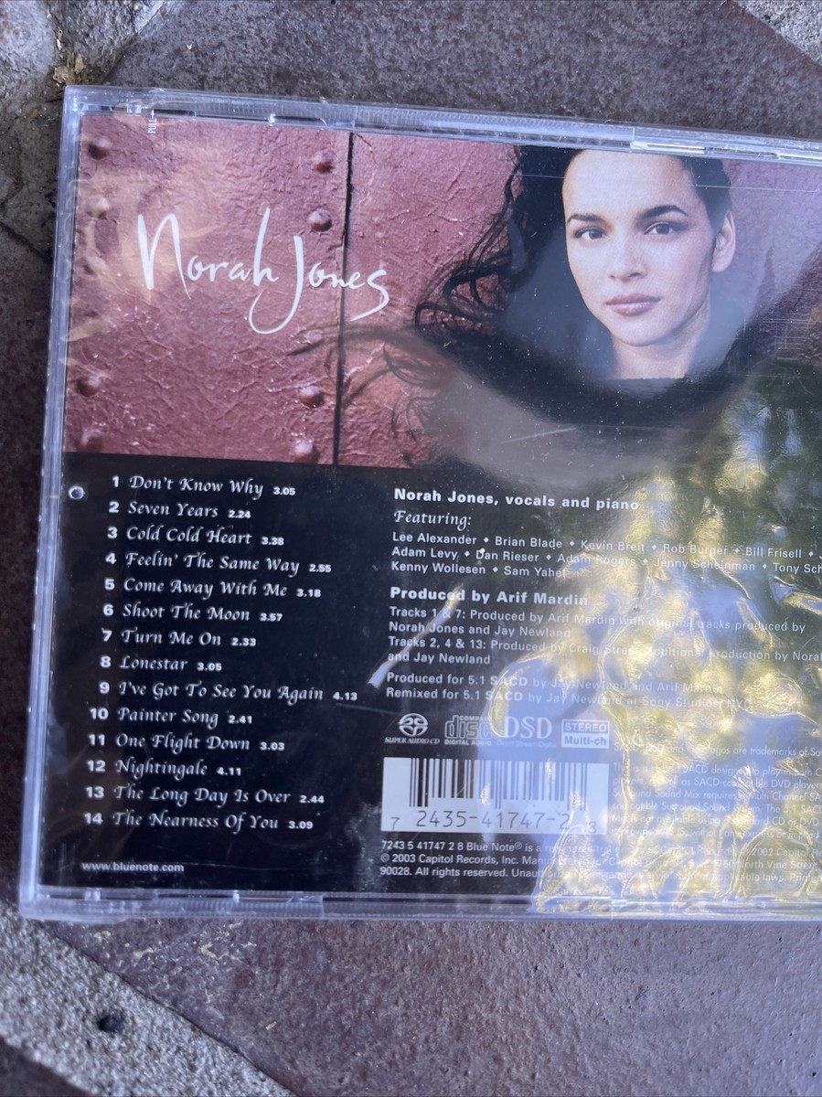 Norah Jones – Come Away With Me, Blue Note – 7243 5 41747 2 8 SACD Norah Jones – Come Away With Me, Blue Note – 7243 5 41747 2 8 SACD