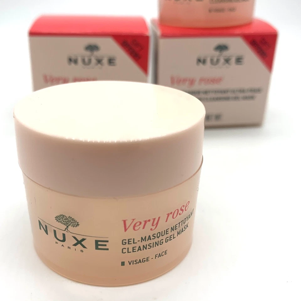 2 x Nuxe Very Rose Ultra-Fresh Cleansing Gel Mask 15ml - New & Boxed - Free P&P - Image 3 of 4