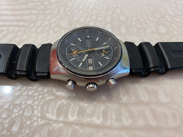 CITIZEN Challenge Timer Day Date Bullhead Chronograph 4-901045 TA Vintage  for sale online | eBay