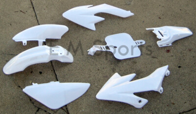 China Dirt Pit Bike Fairing Body Shell White COOLSTER QG-214 QG