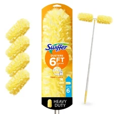 Swiffer Dusters with Extension Pole, Cleaning Kit includes 6ft Extendable Handle