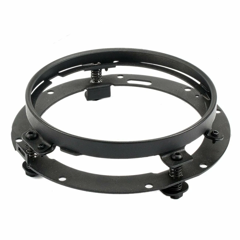 Adaptador de soporte de anillo de montaje de faros LED de 7 pulgadas redondo para Harley Jeep Wrangler Foto 4 de 4