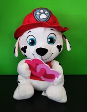 Paw Patrol Marshall Nickelodeon 12” Plush Holding Heart Envelope Stuffed Animal