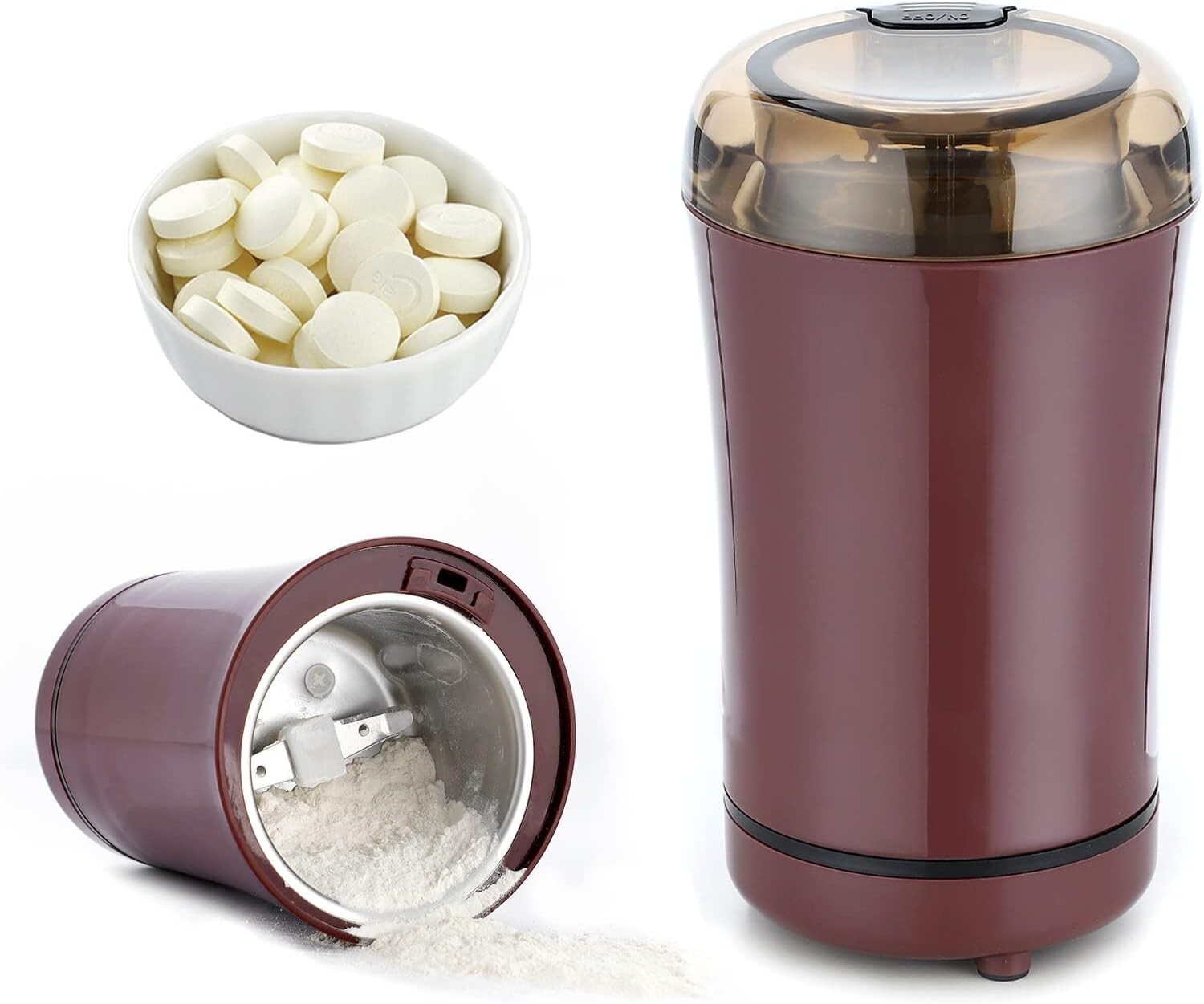 Multifunctional Electric Pill Crusher Grinder Grind the Medicine and Vitamin NEW