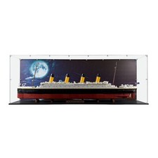 Songlectionยฎ Display Case For Lego Titanic #10294 (frozen Sea)