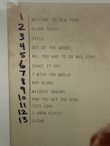 1989 by Swift, Taylor (Record, 2014) - Picture 3 of 4