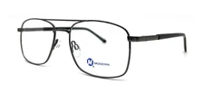 NEW MODERN OPTICAL CHISEL GUNMETAL MEN AUTHENTIC EYEGLASSES FRAMES 55-18-145