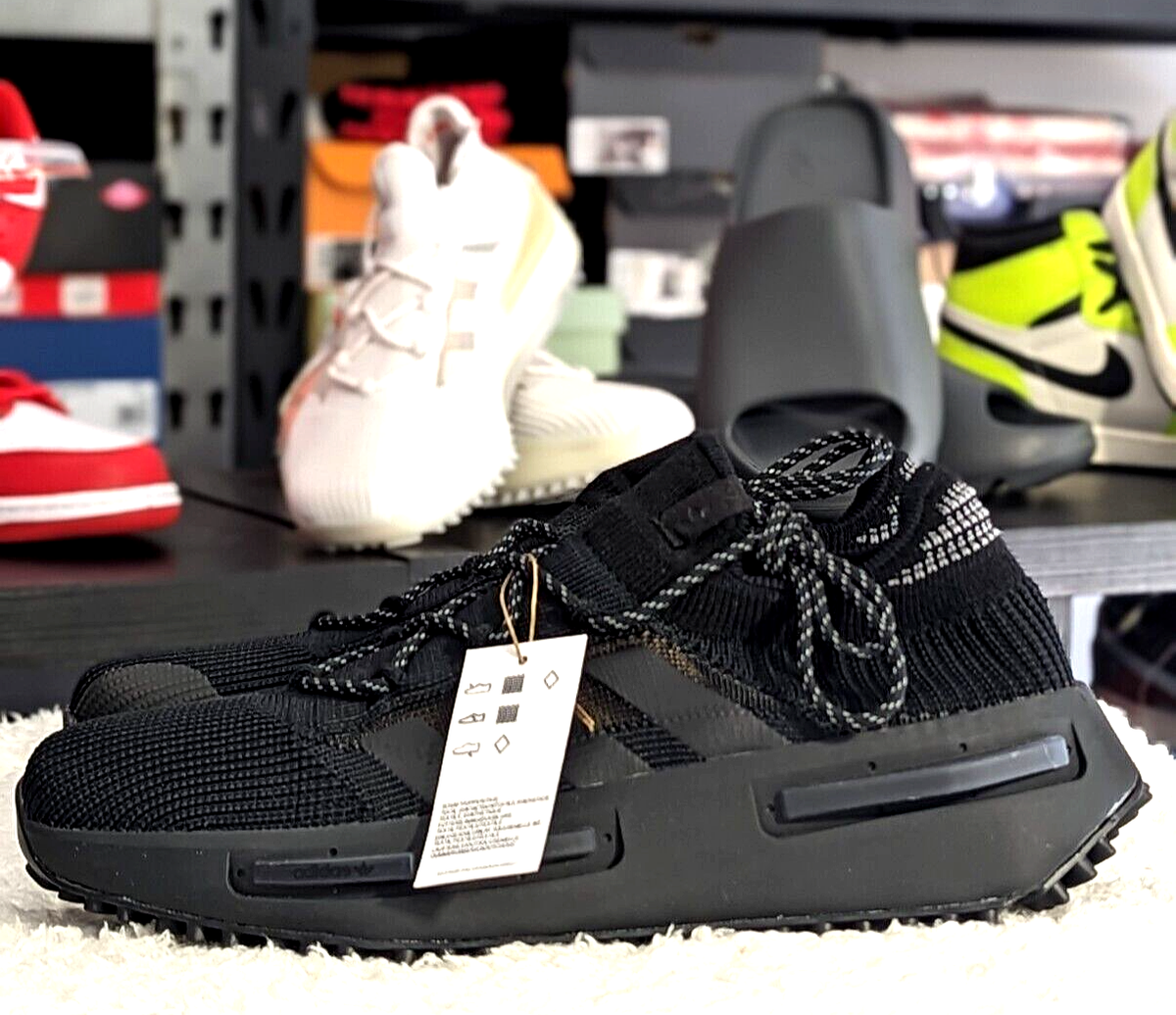 Adidas Originals NMD_S1 FZ6381 Triple Black, Core Black Grey Men's