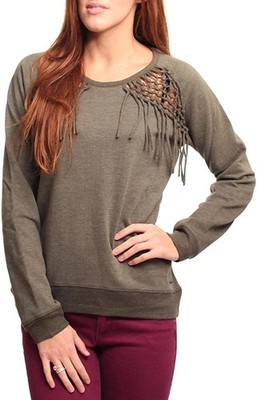  Element Kassi Sweatshirt für Damen in Black Olive