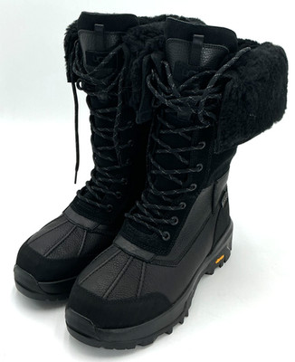 Ugg Adirondack Tall XXV Women's Size 8 Black Cold Weather Boots NIB