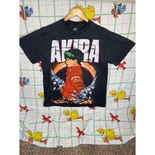 Akira Neo tokyo big double sided graphic anime reprint mens t shirt size Large